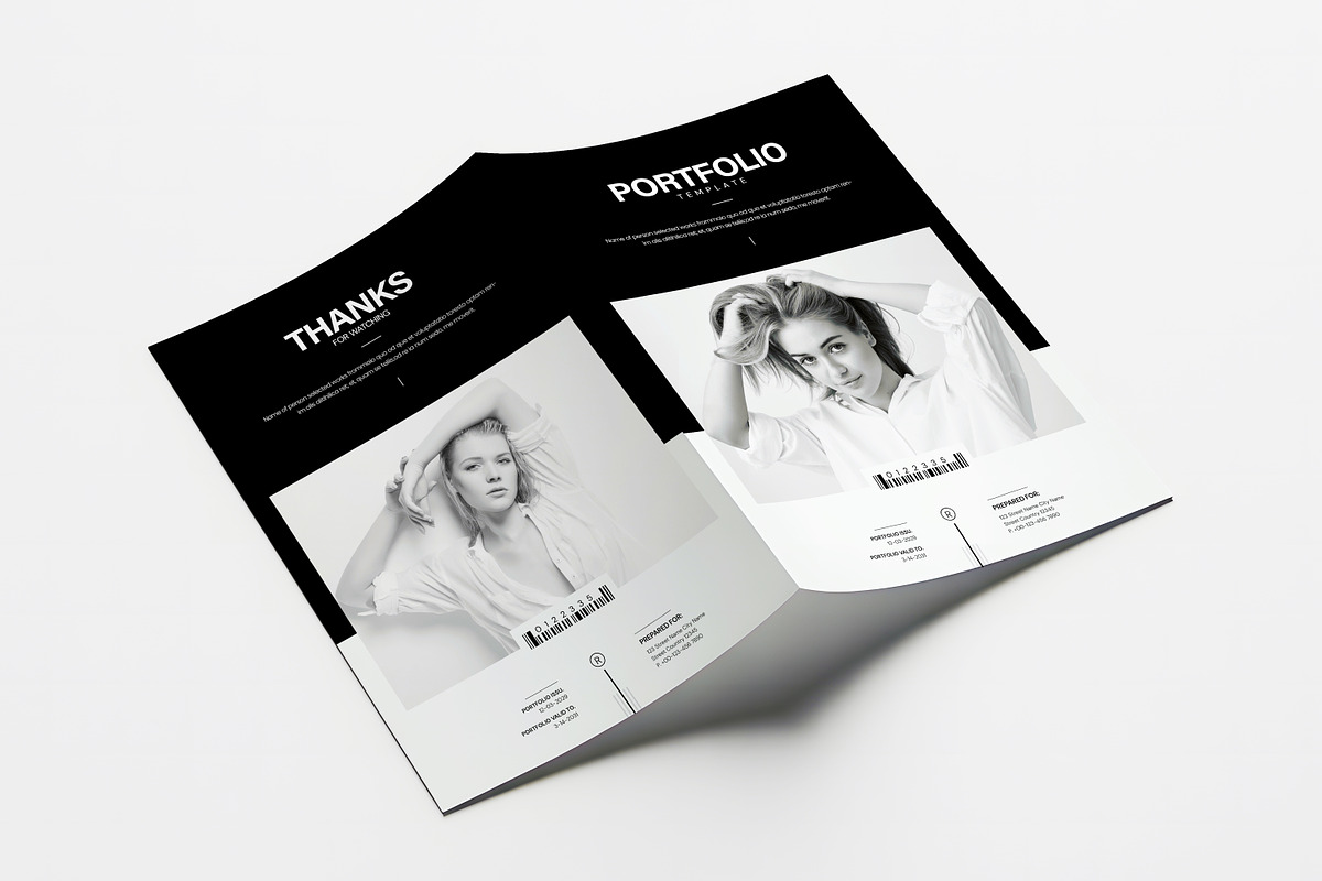 Minimal Portfolio Magazine I Canva, a Brochure Template by PixWork (Photo 11 of 11)