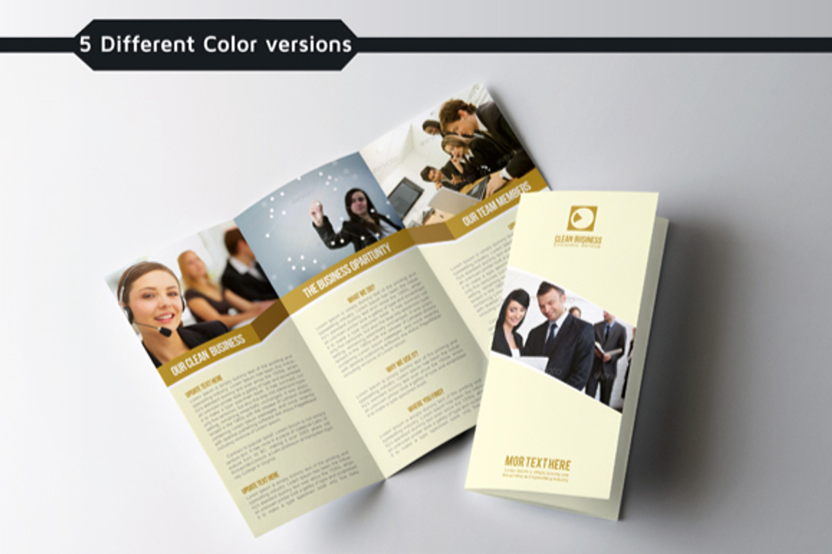 Trifold Clean Brochure, a Brochure Template by NasirGrfx (Photo 5 of 5)