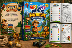 Tiny Explorers Club for kids, a Stationery Template by Designmela01