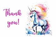 Rainbow Unicorn, an Animal Illustration by Michiru13 (Thumbnail 3 of 3)