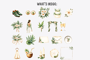 Watercolor Beach Wedding Clipart, a Decorative Illustration by Anca Digital Vibe (Thumbnail 4 of 9)