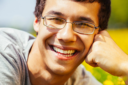 Smiling guy outdoors close-up, a Person Photo by Sergey Furtaev