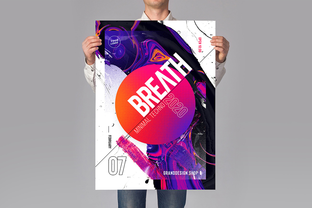 Abstract Poster Template, a Flyer Template by Grand Design (Photo 1 of 3)