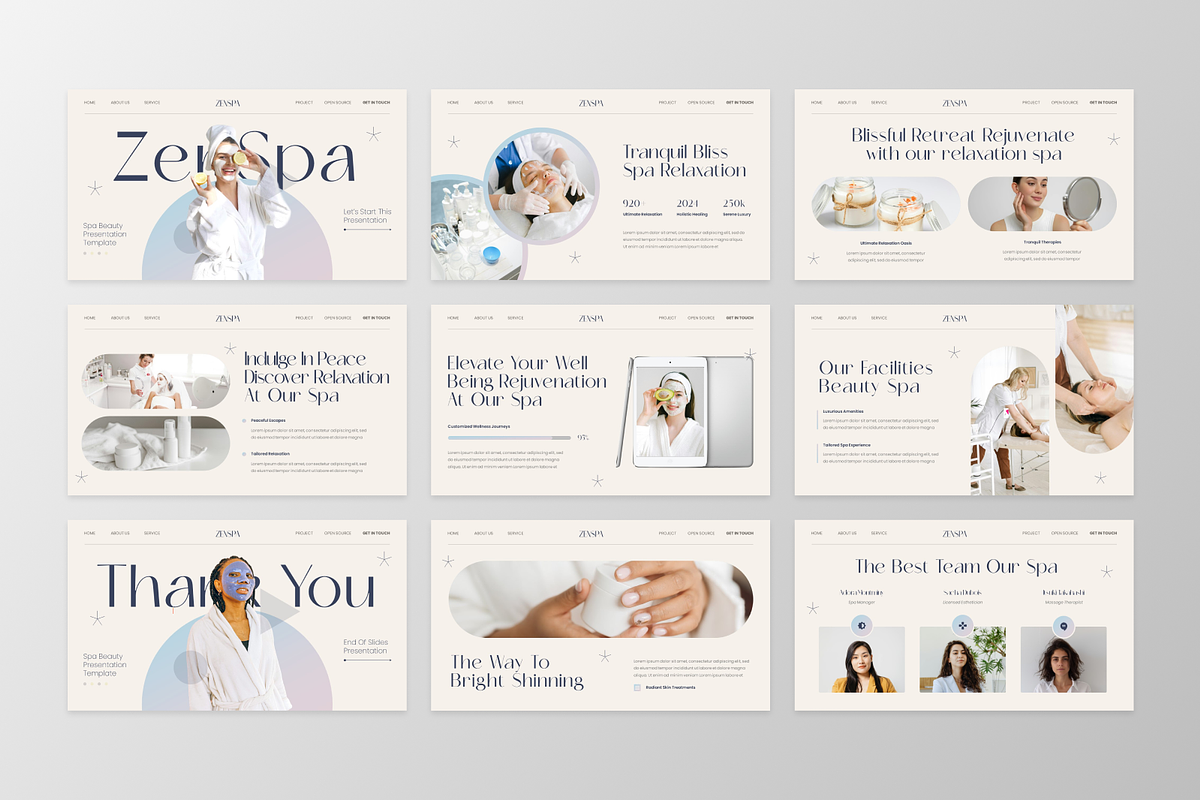 Zenspa - Spa Beauty Keynote Template, a Presentation Template by GraphauseProject (Photo 2 of 6)