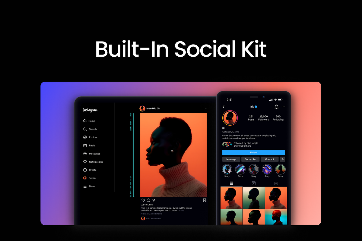 BrandKit - Brand Identity System, a Branding & Logo Template by BrandKit (Photo 6 of 6)