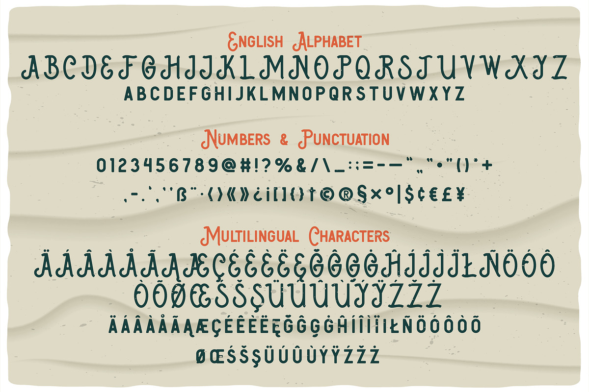 Big Wave Layered Font, a Script Font by VozzyStock (Photo 2 of 10)