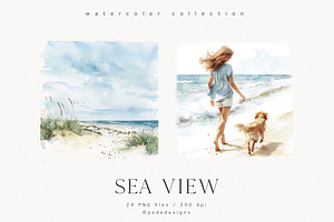 Sea View Illustrations