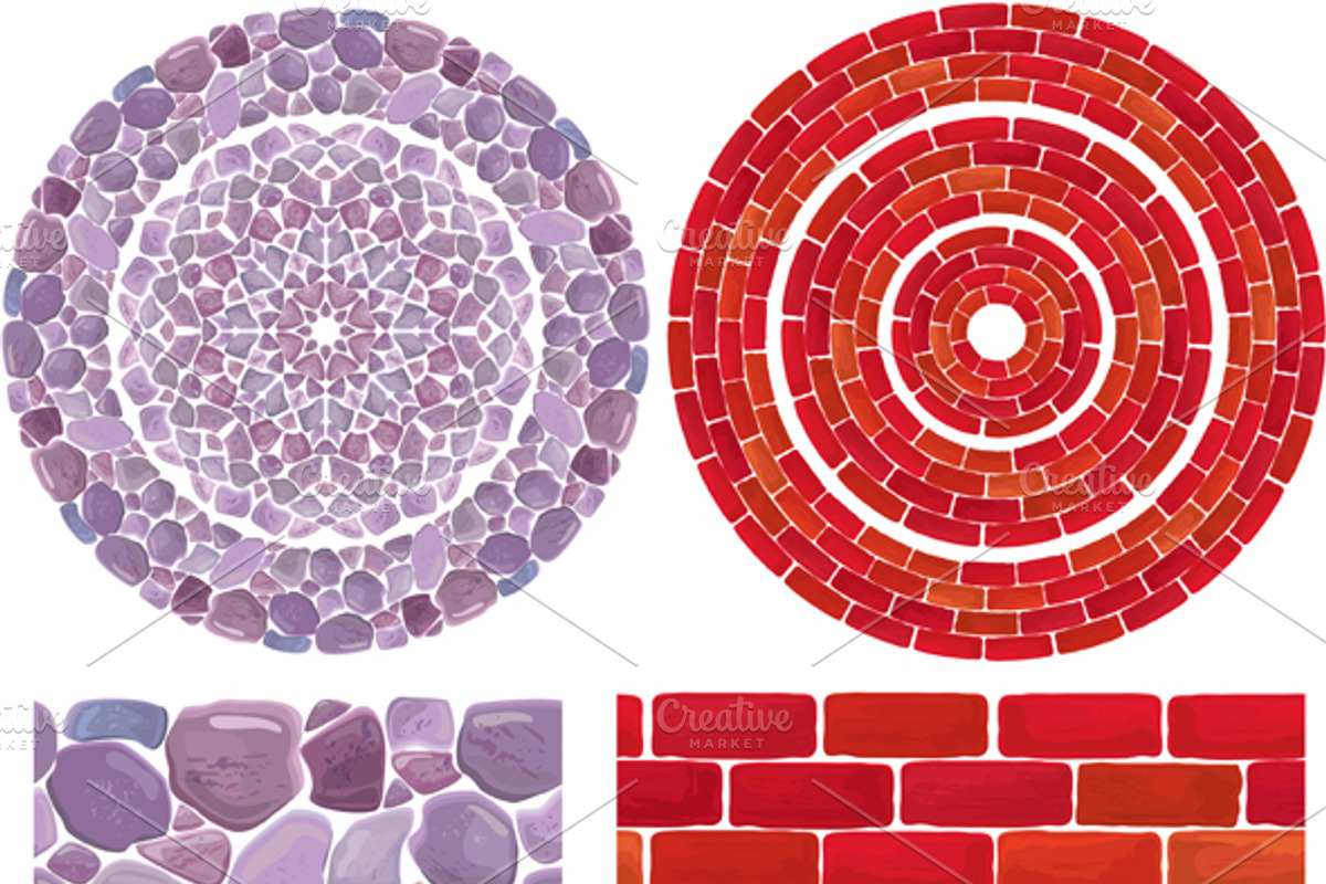 Stone and brick Background preview 3