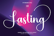 Lasting | Script Font, a Script Font by Scratchones (Thumbnail 1 of 8)