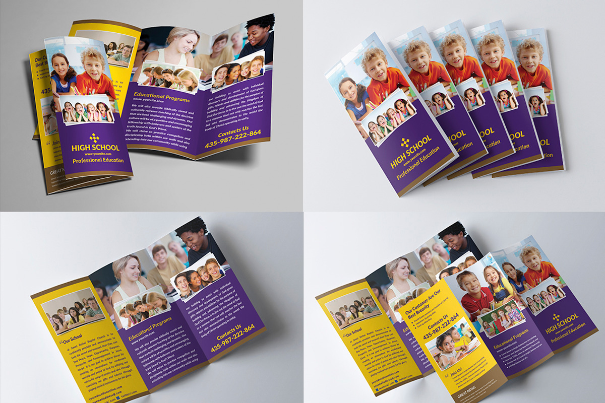 30-Trifold Brochure Bundle, a Brochure Template by AfzaalGraphics (Photo 16 of 31)