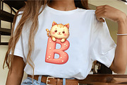 Cat Alphabet Sublimation Clipart, an Illustration by CrexoraLab (Thumbnail 2 of 5)