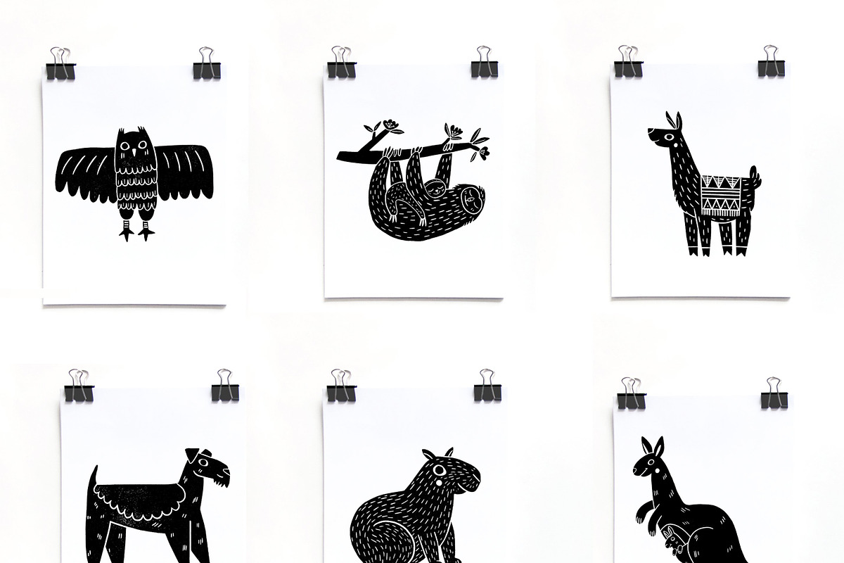 Cute animals BUNDLE, an Animal Illustration by Mii Lab (Photo 9 of 20)
