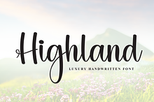 Highland | Script Font