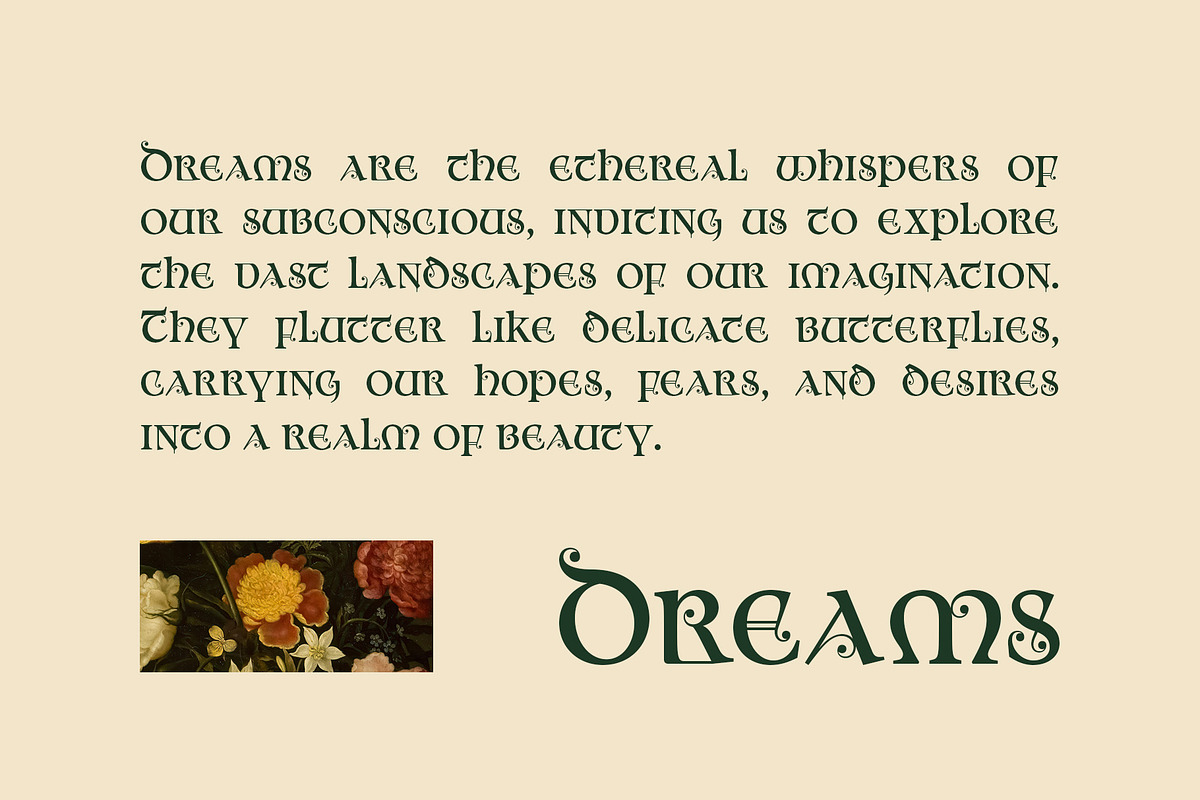 CS Lizbeth – Uncial Font, a Sans Serif Font by Craft Supply Co. (Photo 5 of 8)