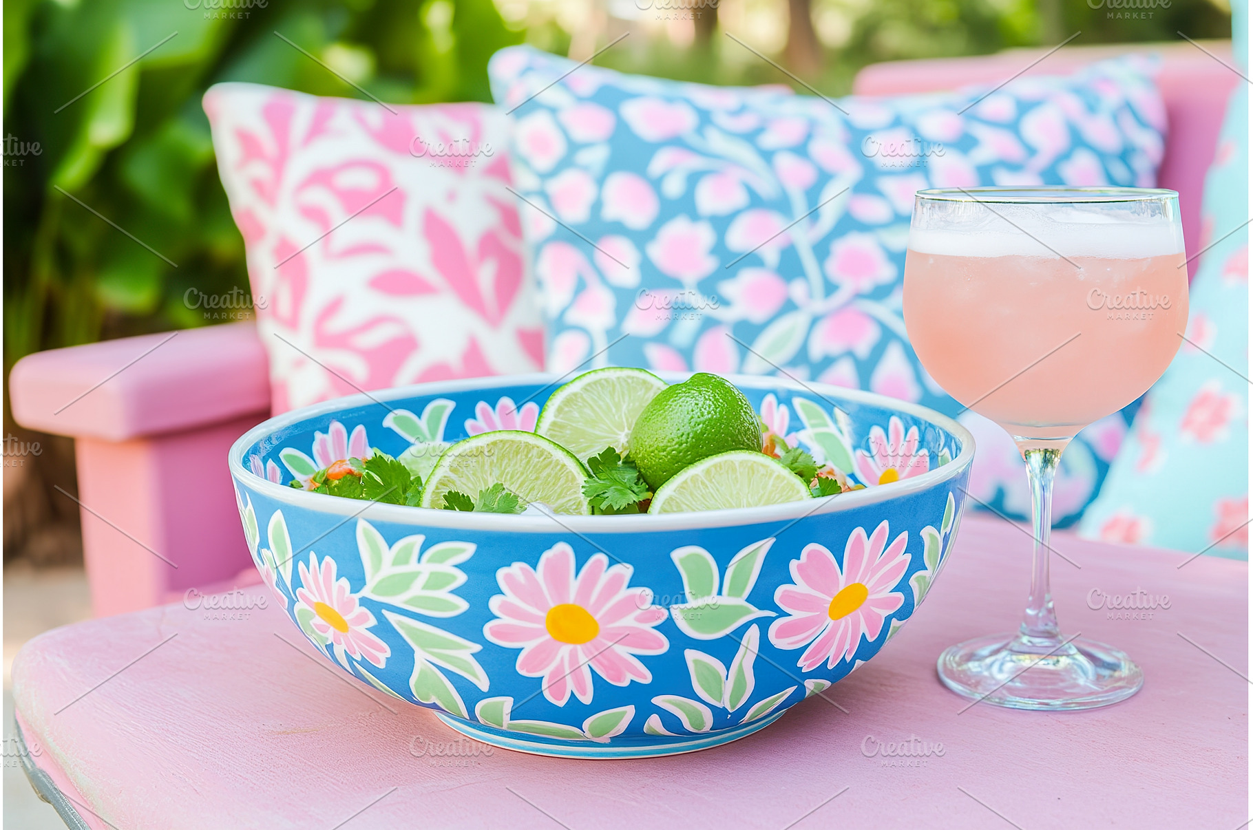 Summer vibes: colorful bowl of fresh, a Food & Drink Photo by Lermont51
