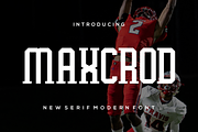 Maxcrod, a Serif Font by riotama85 (Thumbnail 1 of 5)