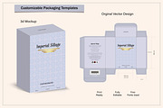 Perfume Packaging Box Design die cut, a Graphic by sumonuix (Thumbnail 4 of 4)