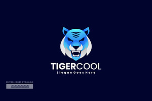 Tiger Cool Gradient Colorful Logo, a Branding & Logo Template by ivan_artnivora
