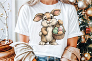 Whimsical Easter Bunny Clipart, an Illustration by Sublimation Artist (Thumbnail 5 of 6)