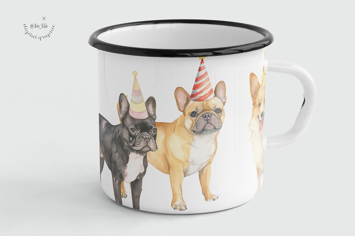 Birthday Dogs, an Animal Illustration by TheCuteShop (Photo 8 of 8)