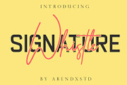 Whistle - Casual Signature, a Handwritten Font by Arendxstudio (Thumbnail 1 of 8)