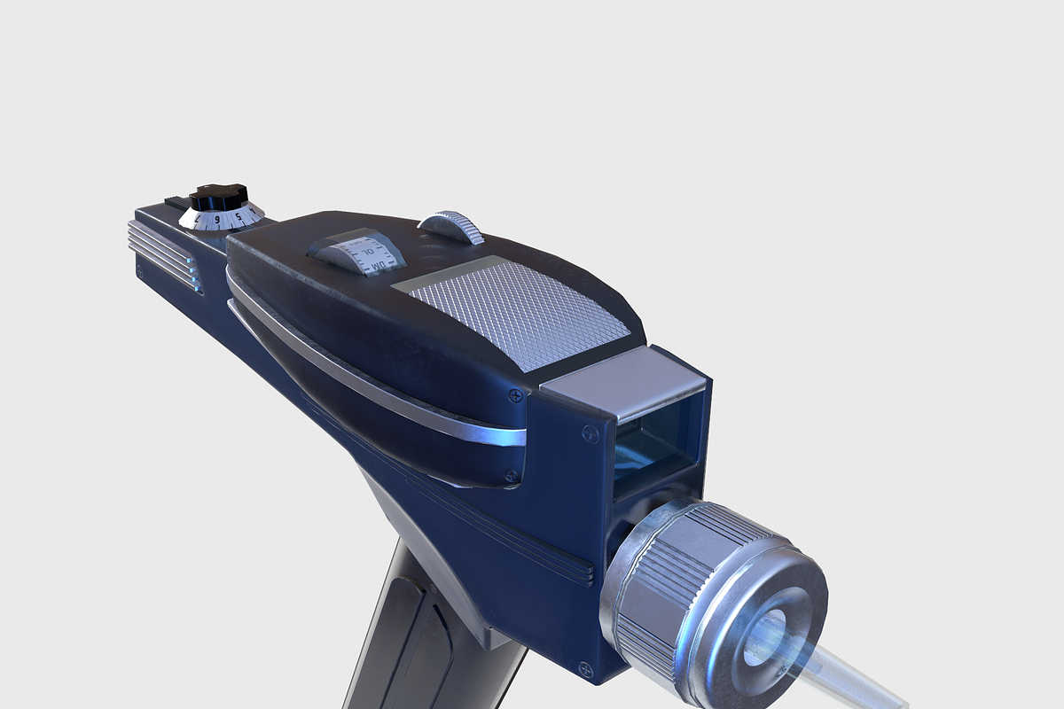 Phaser Gun Star Trek, an Object 3D Model by Daniel Mikulik (Photo 5 of 29)