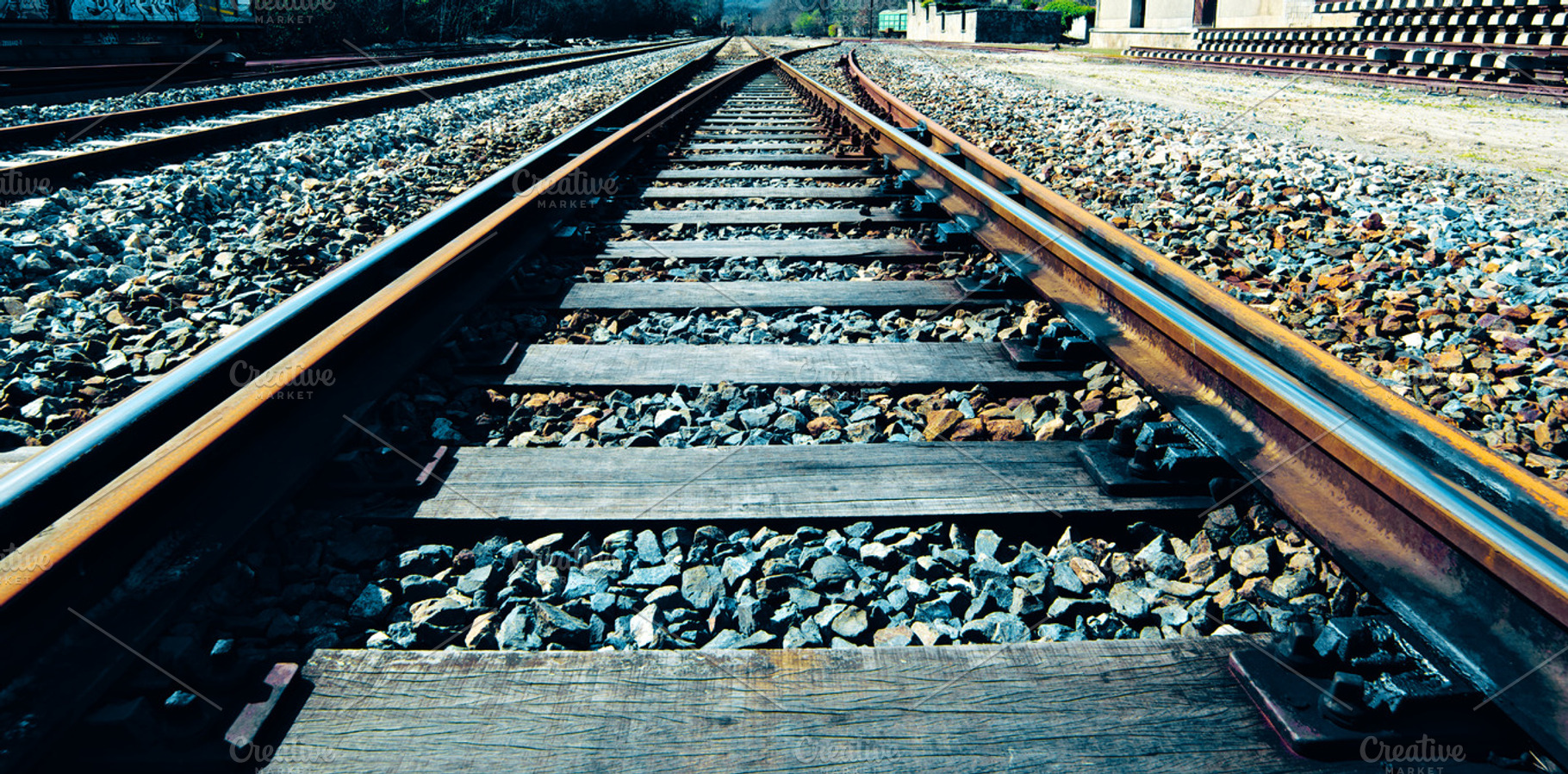 Railway Stock Photo Containing Old Style And Vintage