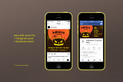 Halloween Flyer 01, a Flyer Template by Juru Rancang Graphic (Thumbnail 2 of 3)