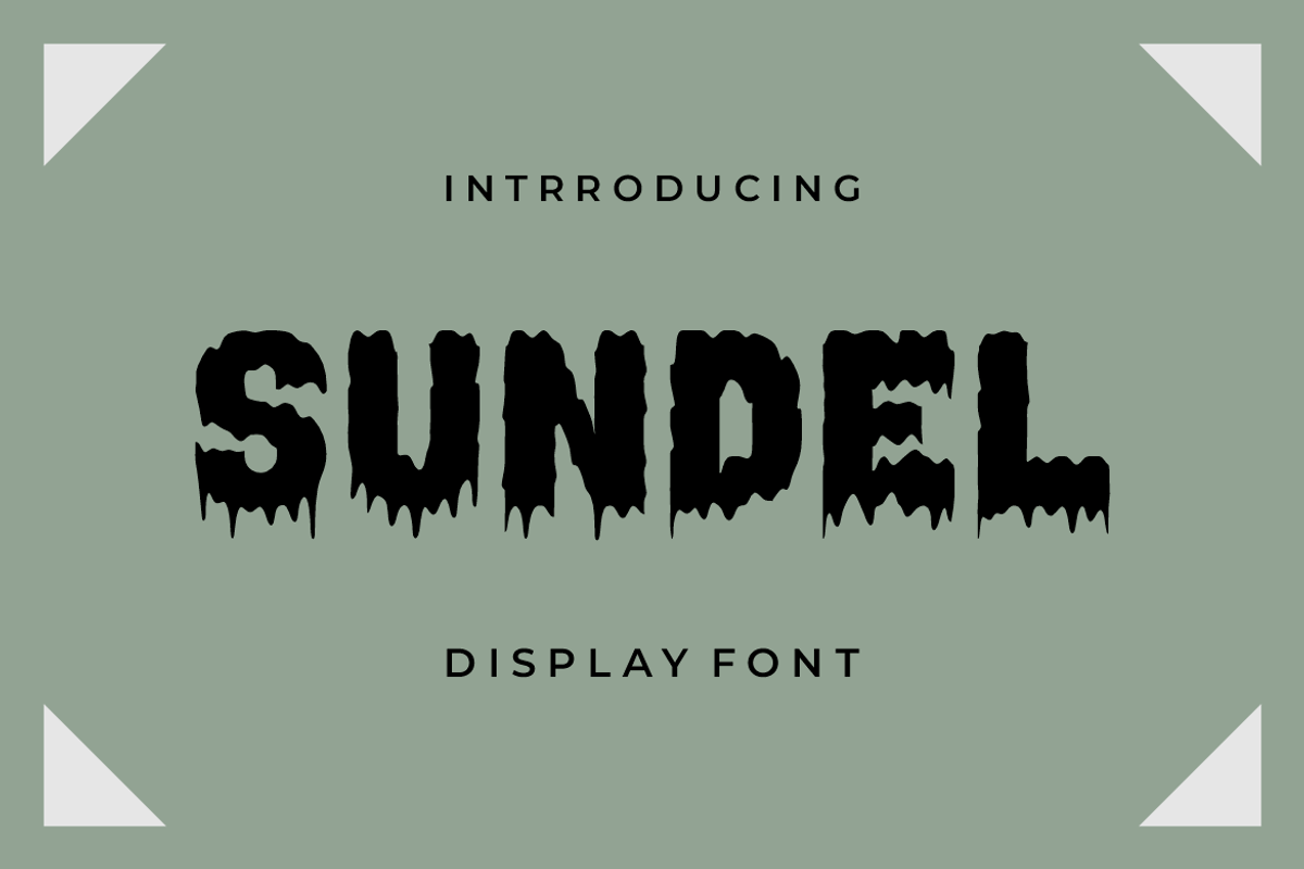 SUNDEL FONT, a Sans Serif Font by MaikoHatta (Photo 1 of 2)