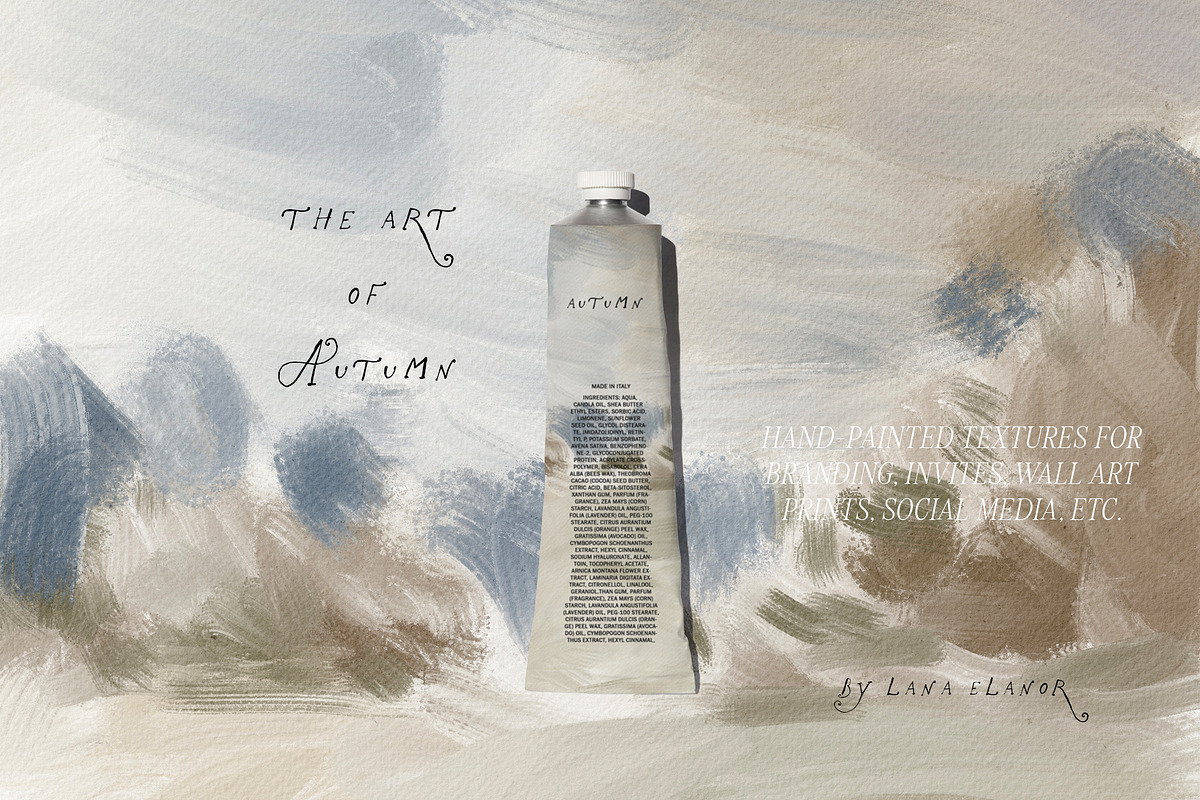 Hand-Painted Autumn Backgrounds, a Background Graphic by Lana Elanor (Photo 5 of 18)