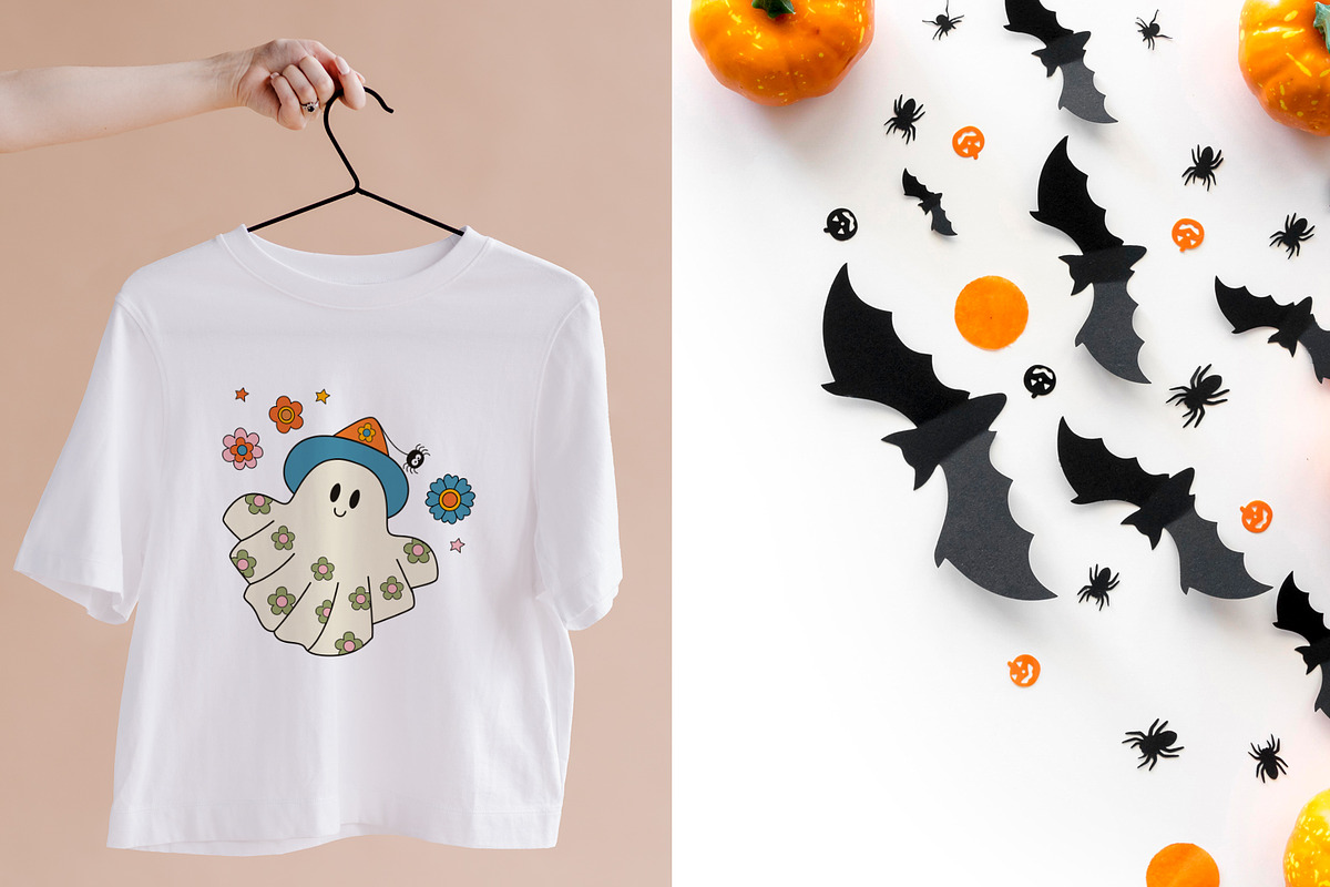 cute ghost collection, a Seasonal Illustration by NataKa (Photo 4 of 9)