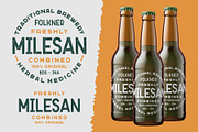 Folkner - Vintage Typeface, a Sans Serif Font by Garisman Std (Thumbnail 2 of 10)