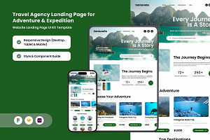 VentureGo - Ultimate Travel Landing, a Landing Page Template by twinstd