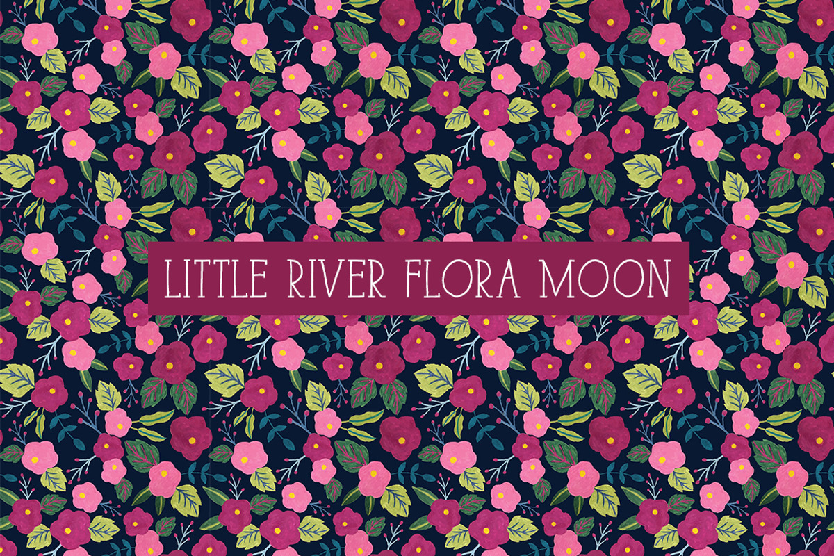 LITTLE RIVER FLORA Seamless Patterns, a Pattern Graphic by Dreaming with Isa (Photo 8 of 9)