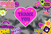 Animated Y2K Retro Sale Sticker Set, a Decorative Illustration by IMG Visuals (Thumbnail 3 of 4)