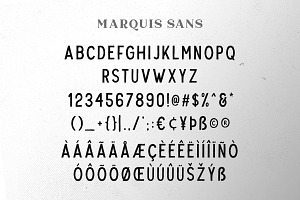 Marquis - Organic Font Duo EXTRAS