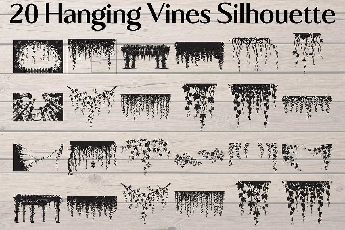 Hanging Vines Silhouette, an Object Graphic by Creativeshirt (Photo 1 of 20)