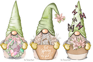 SALE Spring Green Gnomes Icons