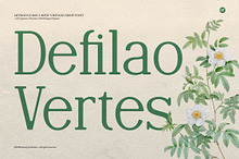 Defilao Vertes | New Vintage Serif