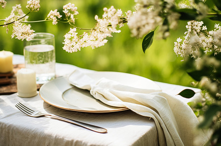 Table decor, holiday tablescape and dinner table setting in coun, a Holiday Photo by Anneleven