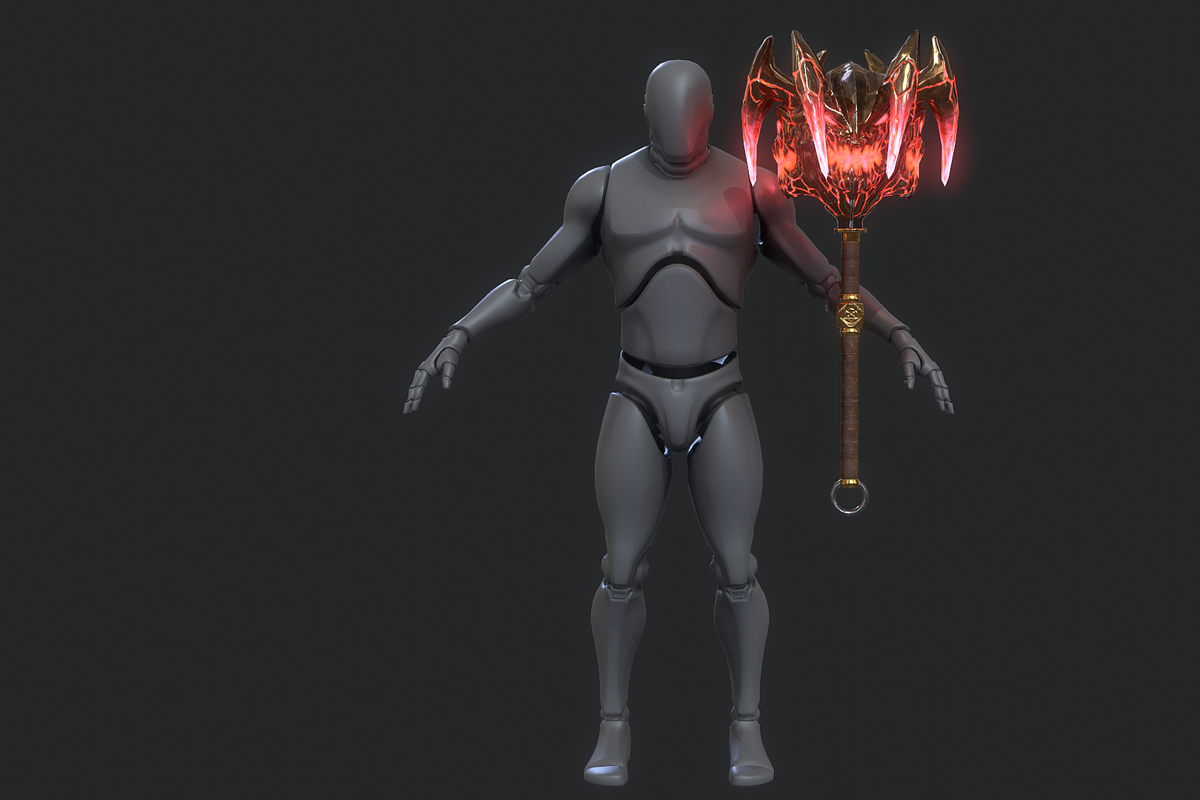 5 Fantasy Stylish Mace -PBR-, an Object 3D Model by TFE Game Art (Photo 12 of 15)