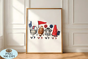 Cute Football Game Day Squad PNG, a Seasonal Illustration by Daily.Designs (Thumbnail 5 of 5)