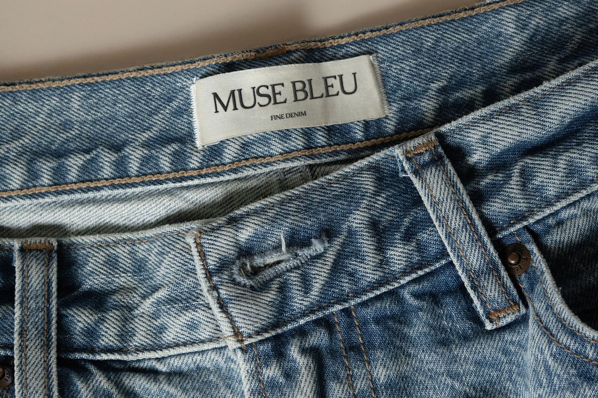 MUSE BLEU | Denim Label Mockups, a Bottom Mockup by Duet Atelier (Photo 3 of 7)