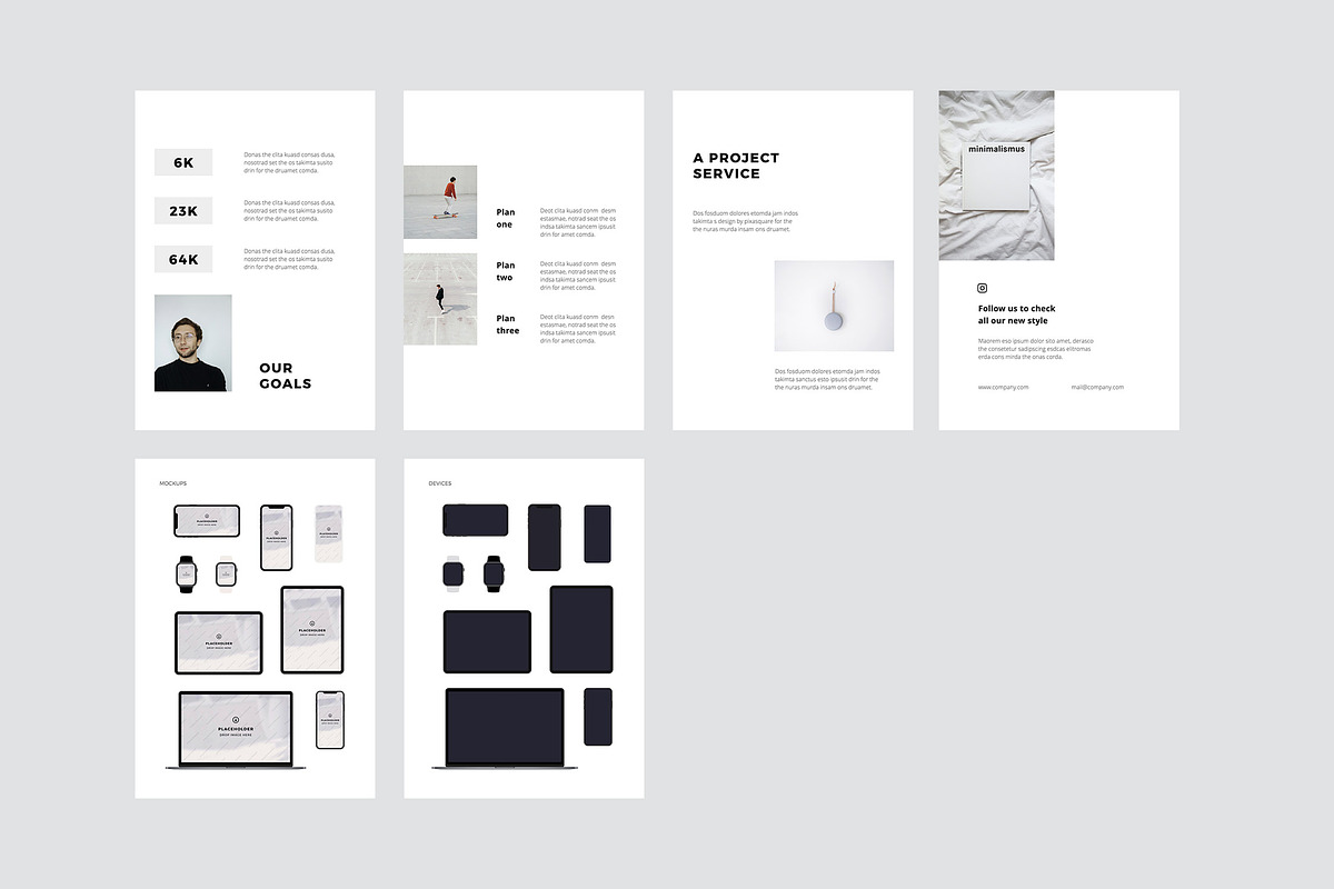 MODEN - Keynote A4 Vertical Template, a Presentation Template by PixaSquare