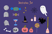 Ghostly Greetings: Halloween Pack, a Seasonal Illustration by selintahtakilic (Thumbnail 2 of 9)