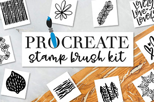 Procreate Stamp Brush Kit