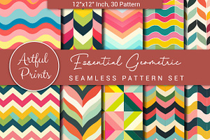 Essential Geometric Seamless Pattern, a Pattern Graphic by Artful Prints