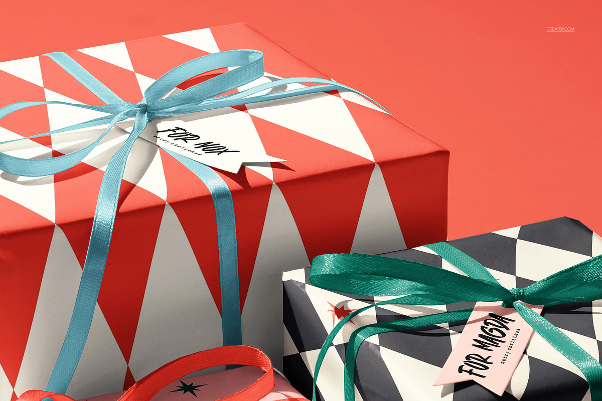Christmas Decor & Wrapping Mockup, a Packaging Mockup by creatsy5 (Photo 12 of 35)