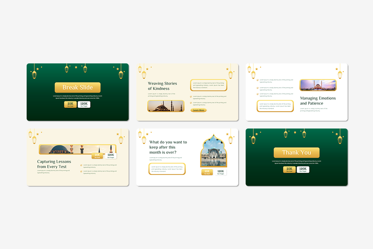 Ramadhan Journal PowerPoint Template, a Presentation Template by Iqsiart Studio (Photo 3 of 3)