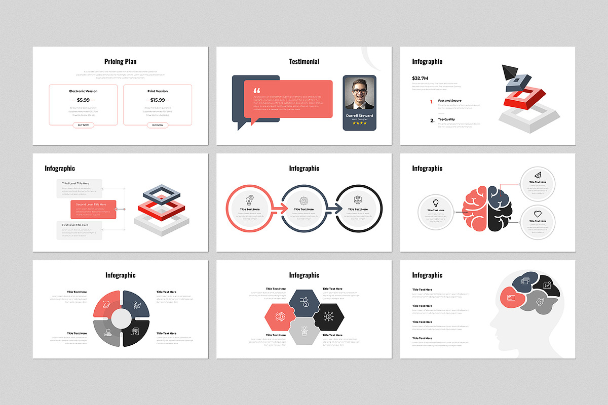 E-Commerce Presentation Template, a Presentation Template by GenerousArt (Photo 4 of 7)